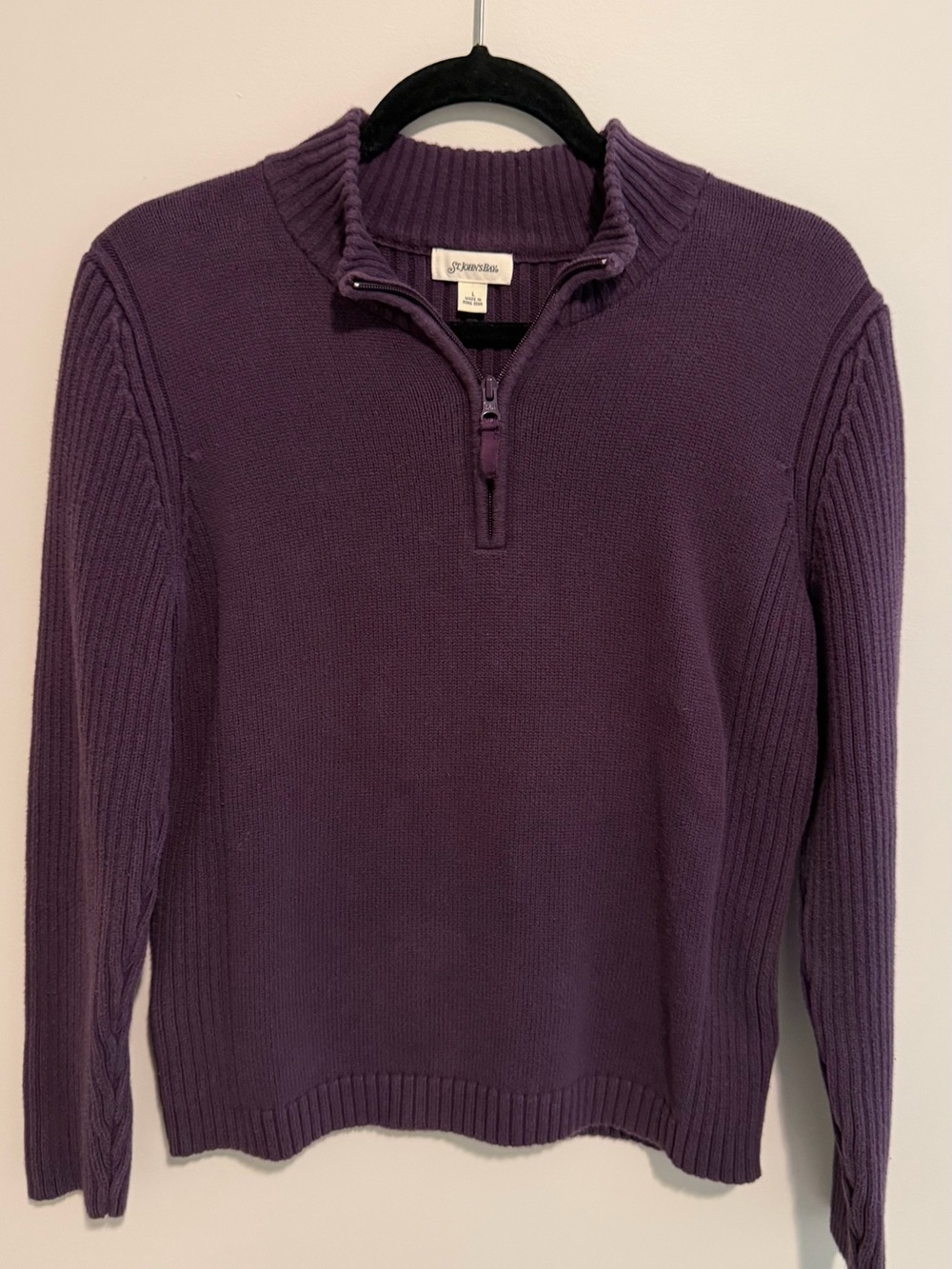 St. John's Bay 1/4 Zip Cardigan